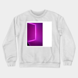 deep house light in purple wallpaper ecopop fine arts photograph Crewneck Sweatshirt